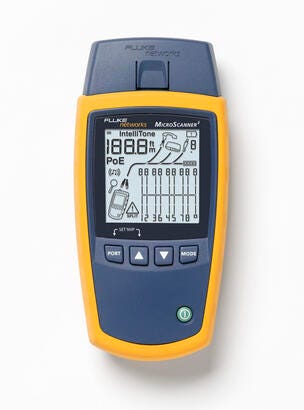 Fluke Networks MicroScanner™ 2 Industrial Ethernet Cable Verifier Fluke Networks MicroScanner™ 2 Industrial Ethernet Cable Verifier