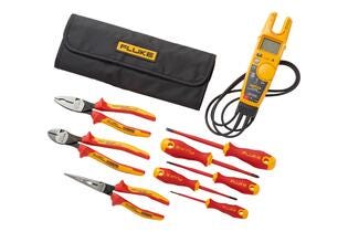Fluke T6-1000 Electrical Tester plus insulated hand tools starter kit
